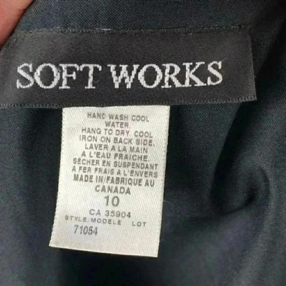 Soft Works blazer size 10 multicolored zip floral - Picture 7 of 9